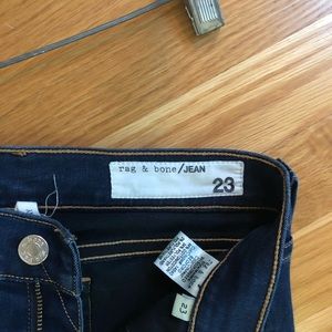 Rag and Bone low rise jeans